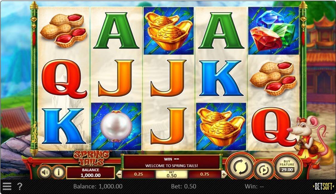 Spring Tails Online Slot Machine Reels